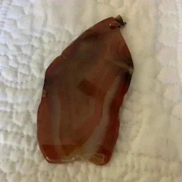 Vintage Brown Agate Pendant - Picture 2 of 8